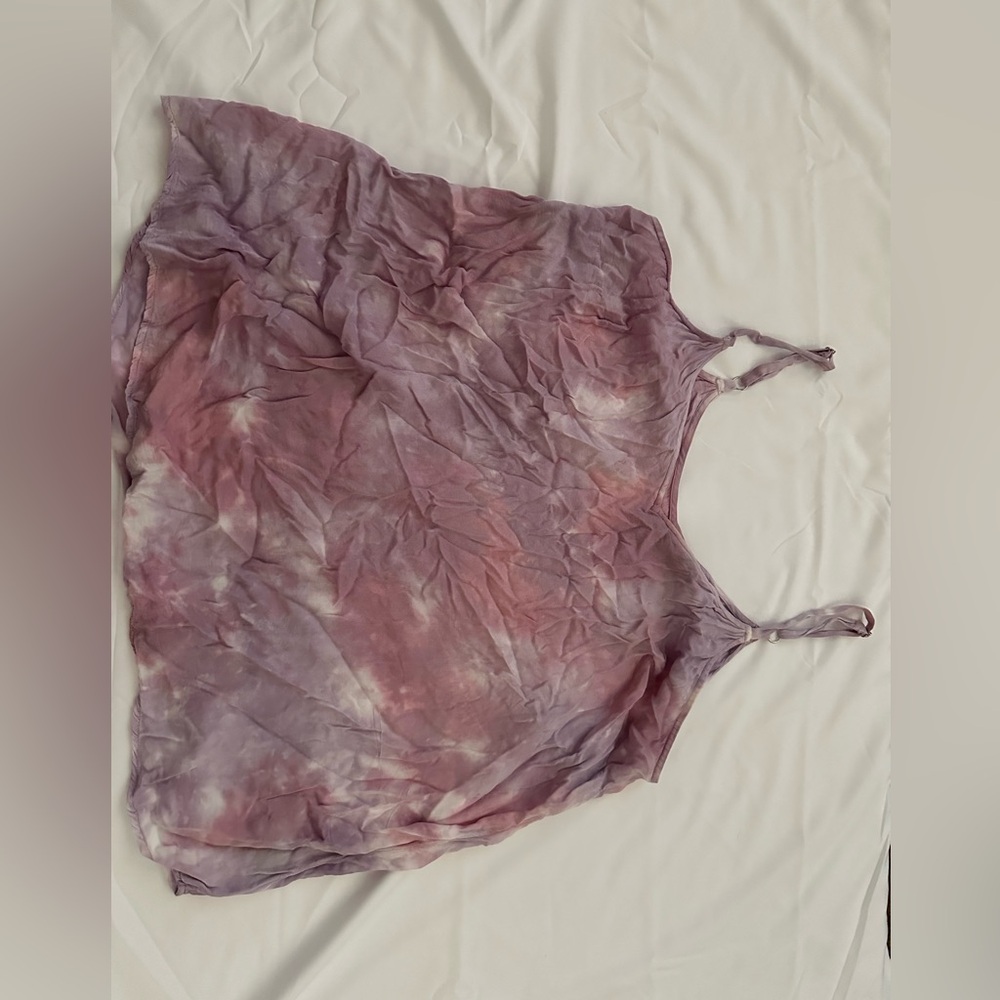 Torrid Sophie Rayon Slub Swing Cami Shirt Tie Dye Women’s Plus Size 2 18-20